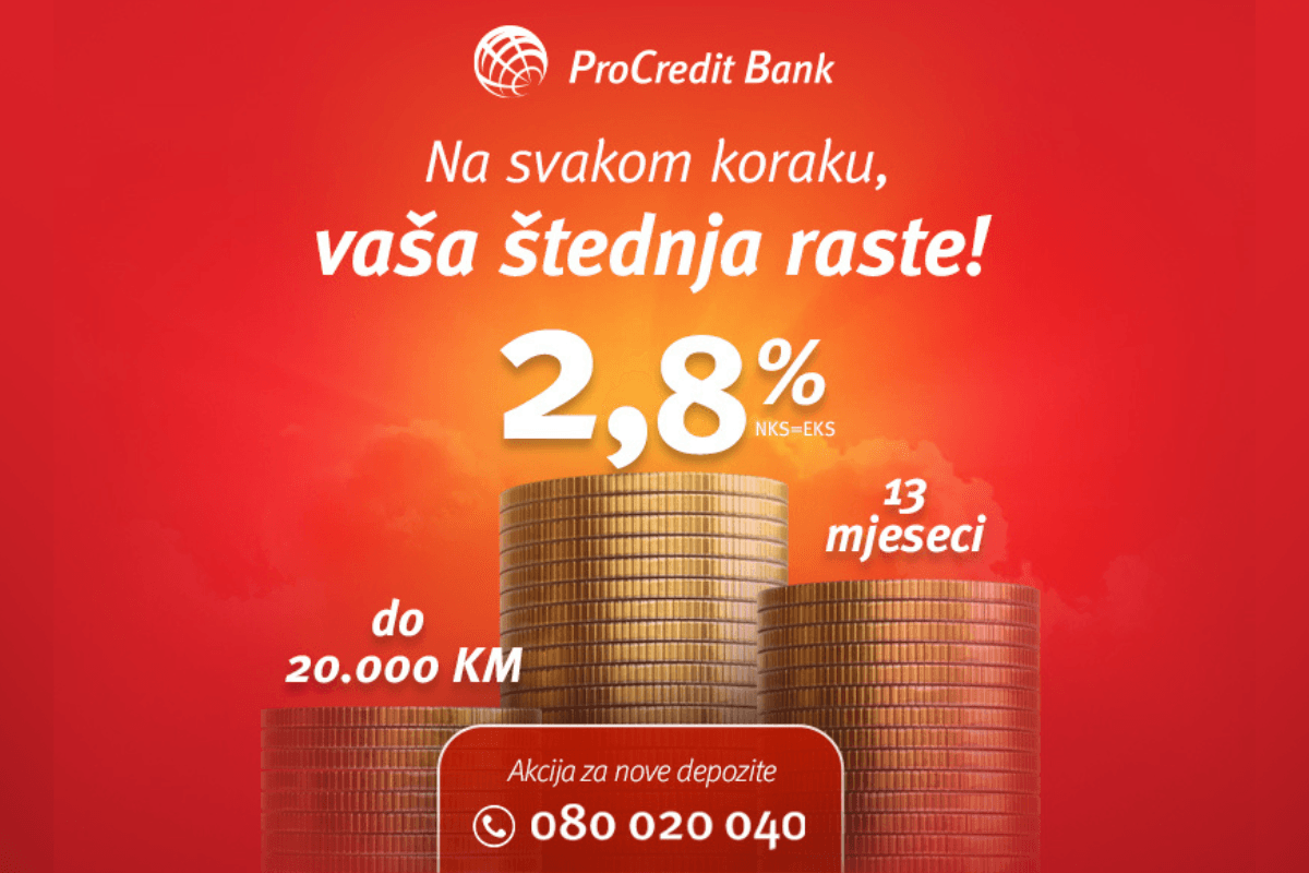 ProCredit Bank Stednja 2.8%
