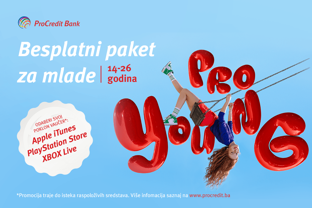ProYoung paket ProCredit Bank: Pametan finansijski start za novu generaciju
